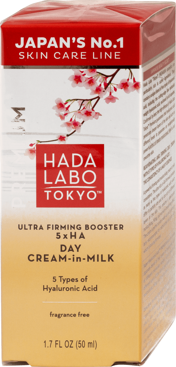 HADA LABO TOKYO Dnevna krema za lice Premium Ultra Firming Booster, 50