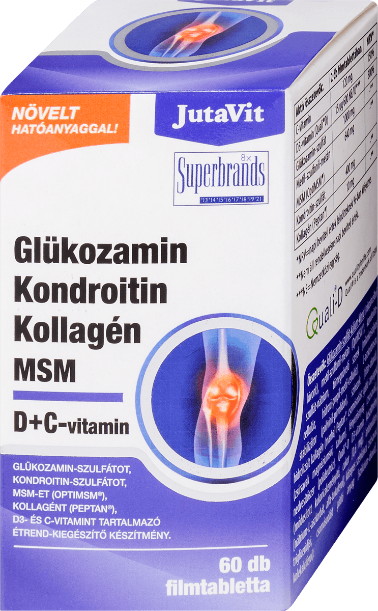 Glükozamin, kondroitin, MSM