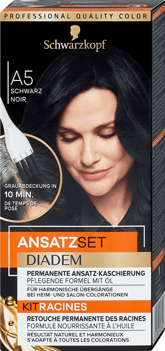 Schwarzkopf Diadem Ansatzset - Nr. A5 Schwarz, 1 St | dm.at