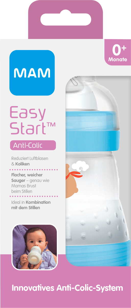 MAM XXL Easy Start Anti-Colic Babyflaschen Set Bodenventil gegen Koliken,unisex 