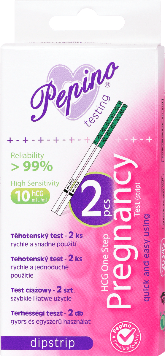 Pepino těhotenský test, 2 ks dm.cz
