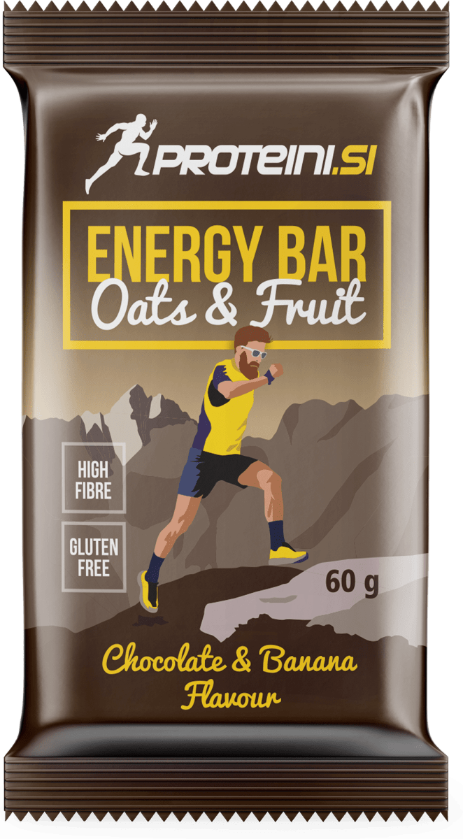 proteini.si Energetska pločica čokolada i banana, 60 g dm.hr