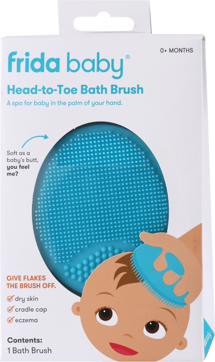 frida baby HeadtoToe Bath Brush četka za kupanje 0+ mj., 1 kom. dm.hr