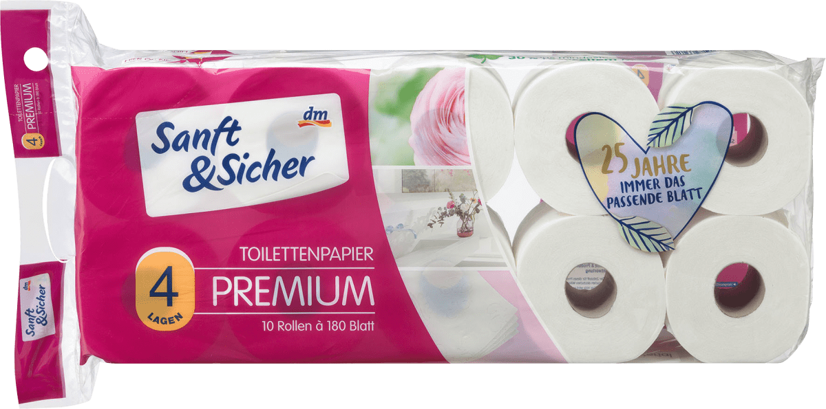 144 Rollen Toilettenpapier Klopapier WC Papier Hygienepapier 4-lagig 