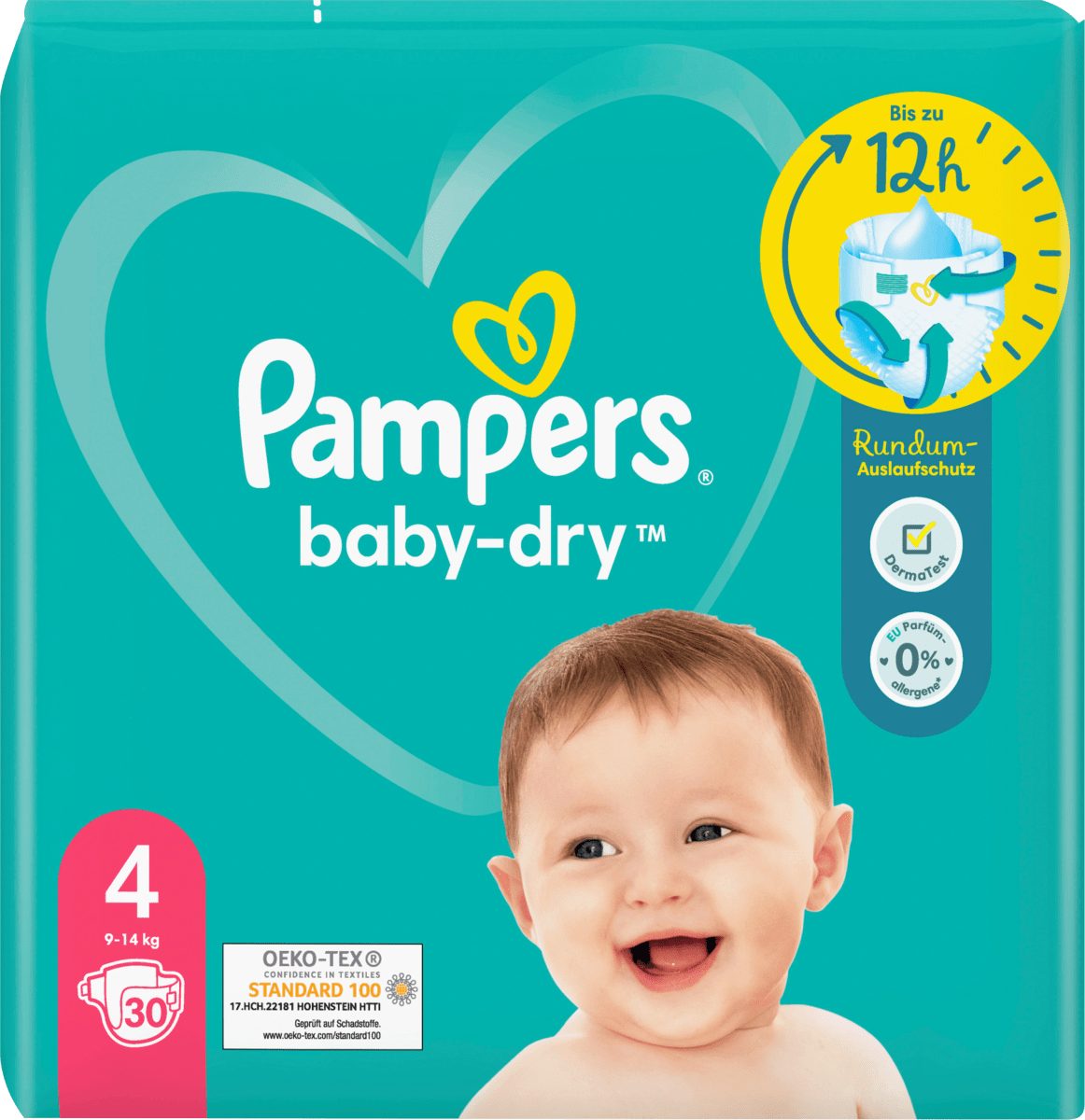 Pampers Baby Dry Größe 4 Maxi 9-14kg Doppel-Pack Big Pack 68 bis 408 Windeln 