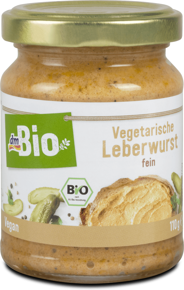 dmBio Vegetarische Leberwurst fein, 110 g | dm.at