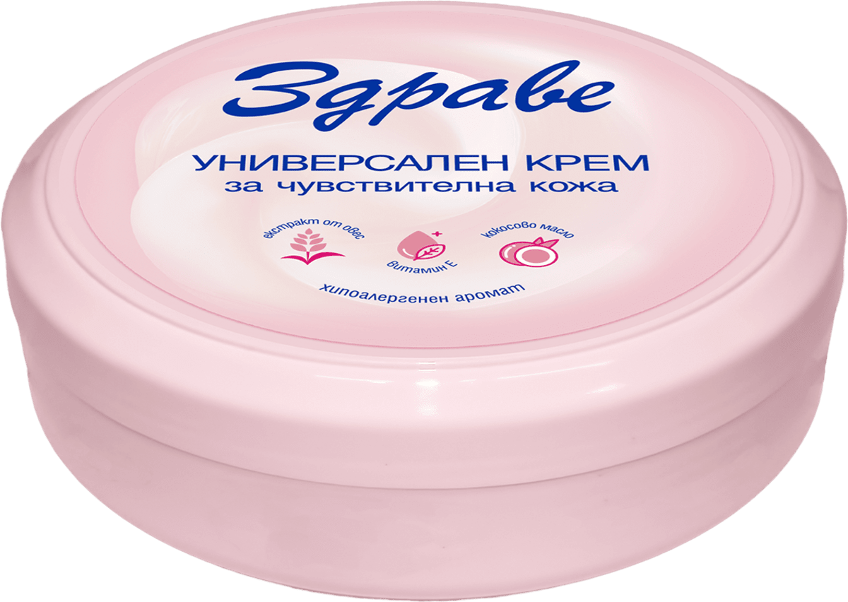 Здраве Универсален крем за чувствителна кожа, 145 ml Пазарувай трайно ...