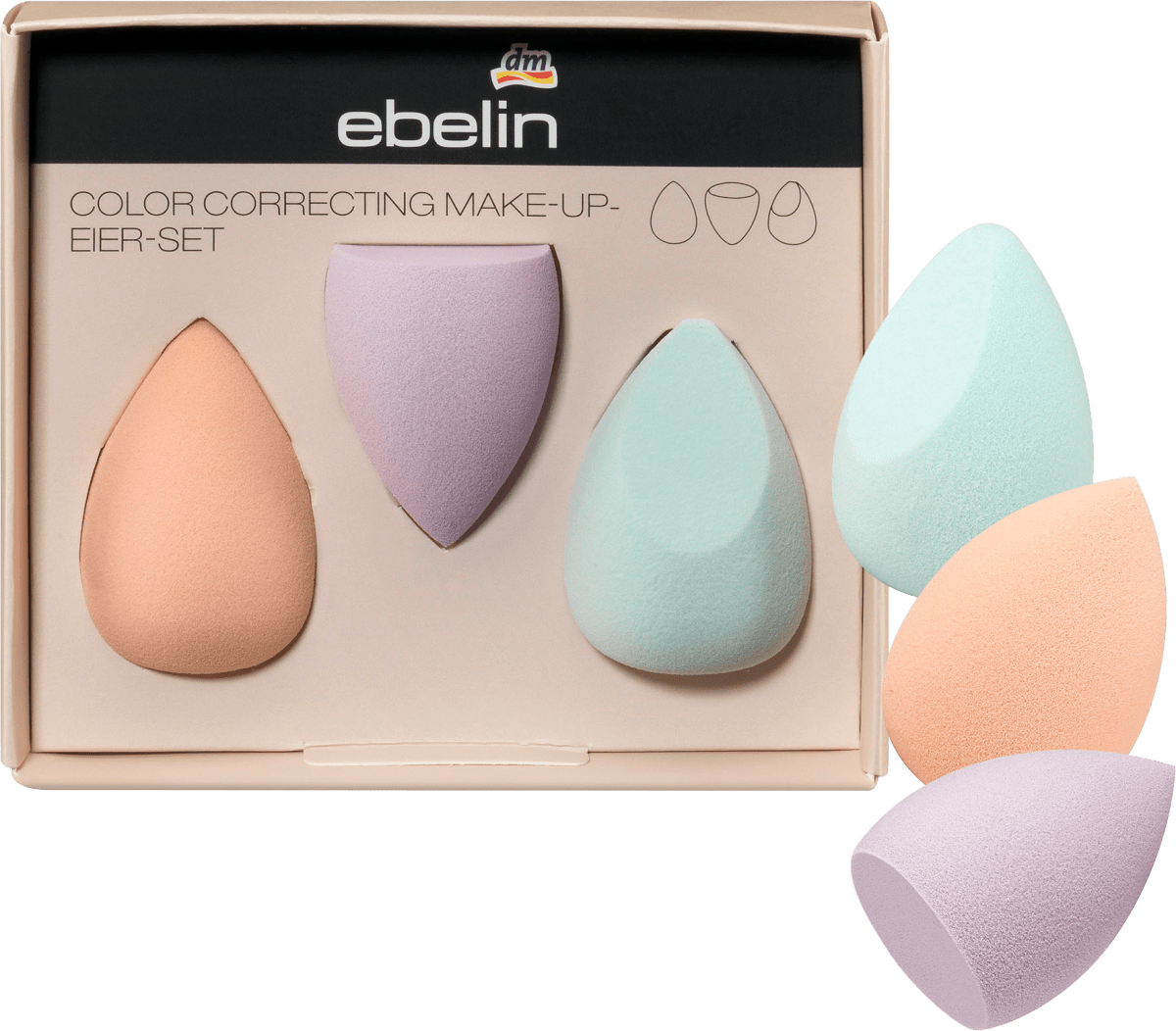 ebelin Комплект за грим, 3 бр. Пазарувай онлайн