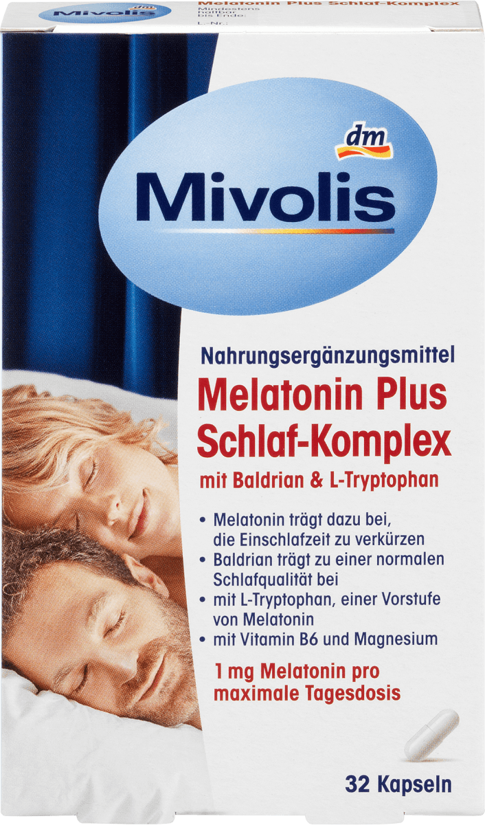 Natürliches Schlafmittel! Besser Schlafen Melatonin Plus 6 wirkt sofort 