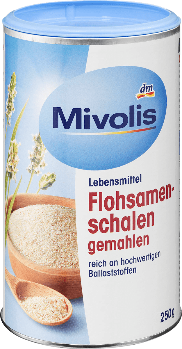 Mivolis Flohsamenschalen gemahlen, 250 g dauerhaft günstig online kaufen | dm.de