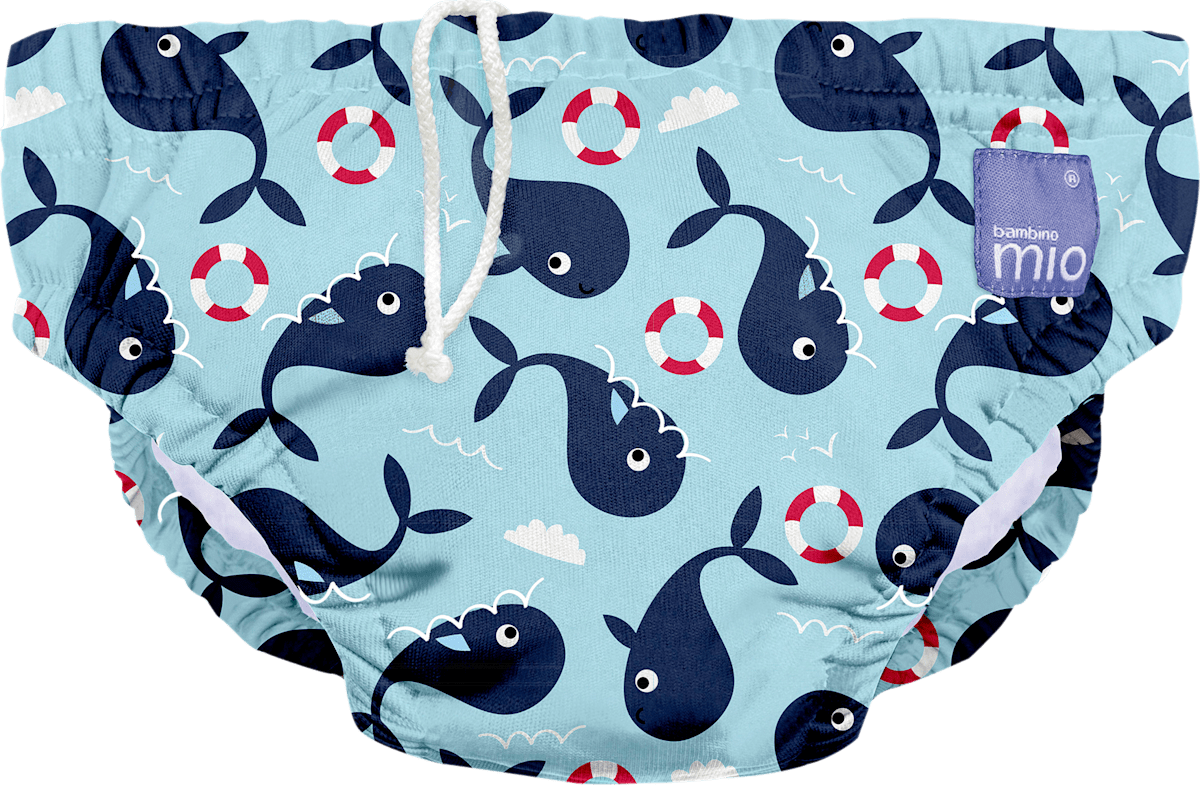 Bambino Mio Schwimmwindel wiederverwendbar, Motiv Walfisch, 2+ Jahre, 1