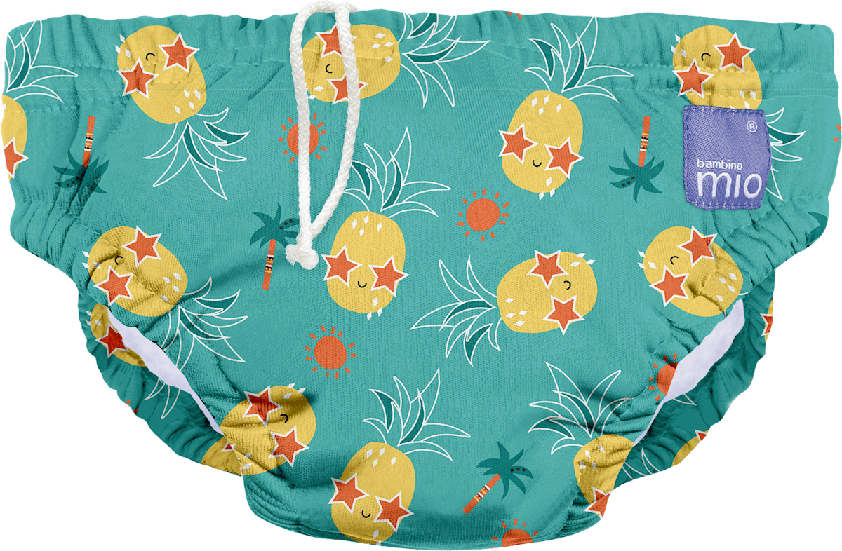 Bambino Mio Schwimmwindel wiederverwendbar, Motiv Ananas, Gr. XL, 2