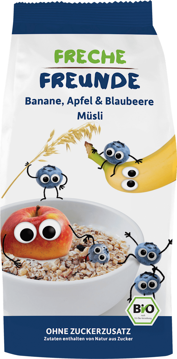 Kindermüsli Banane, Apfel & Blaubeere ab 1 Jahr, 200 g