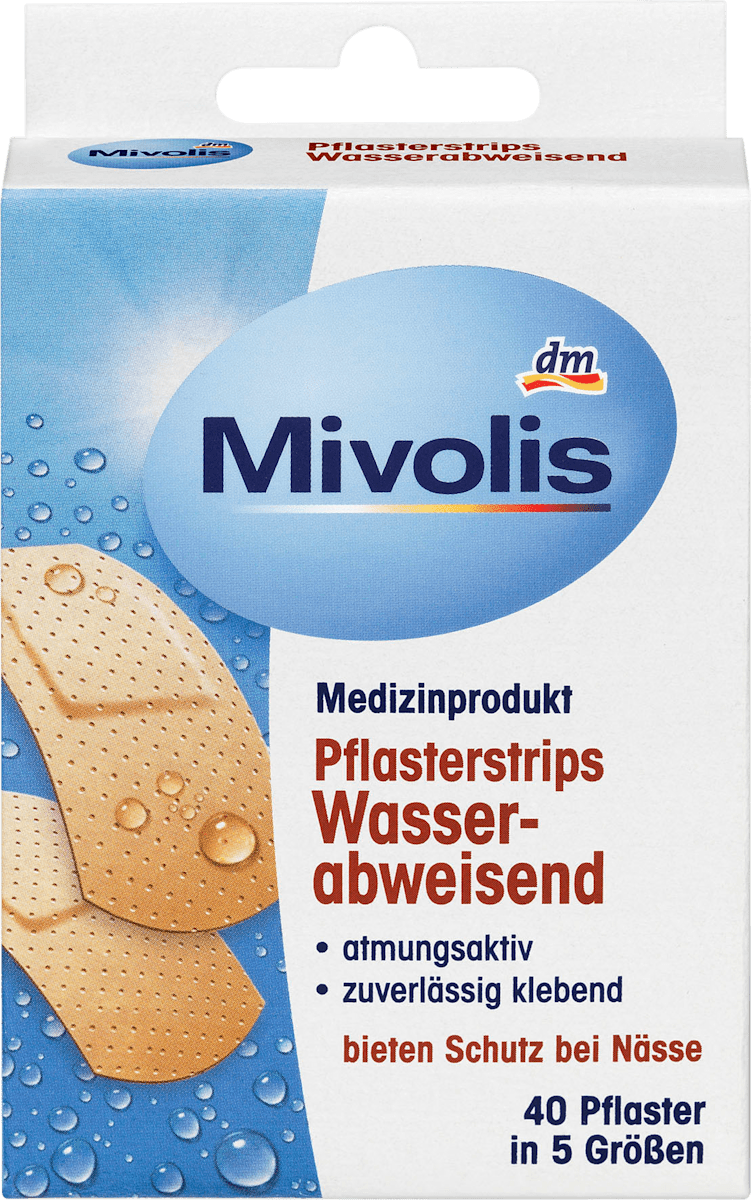 Pflasterstrips Wasserabweisend, 40 St