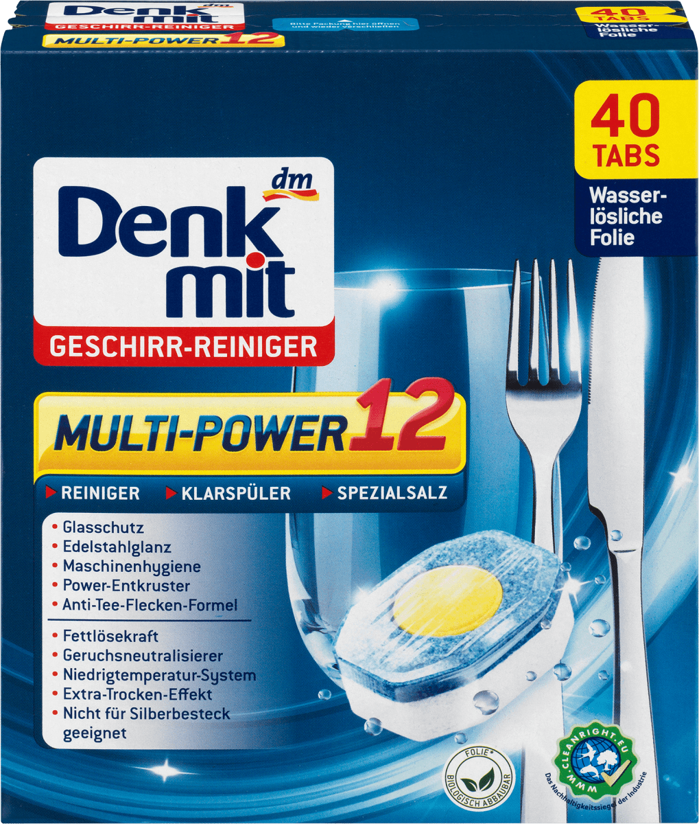 Spülmaschinen-Tabs Multi-Power 12, 40 St