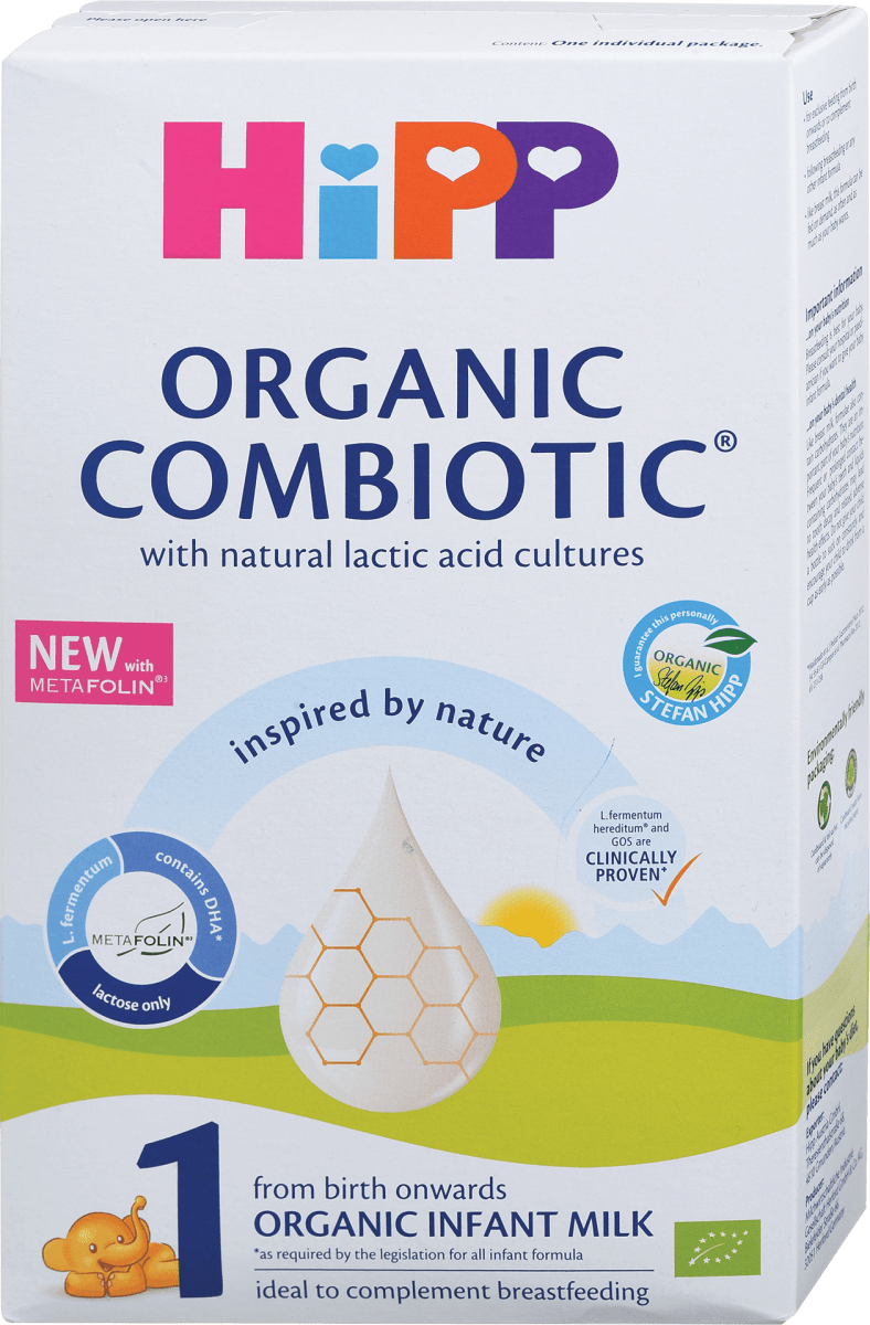 HIPP ORGANIC COMBIOTIC® 1 početno mleko za odojčad, od rođenja, 300 g