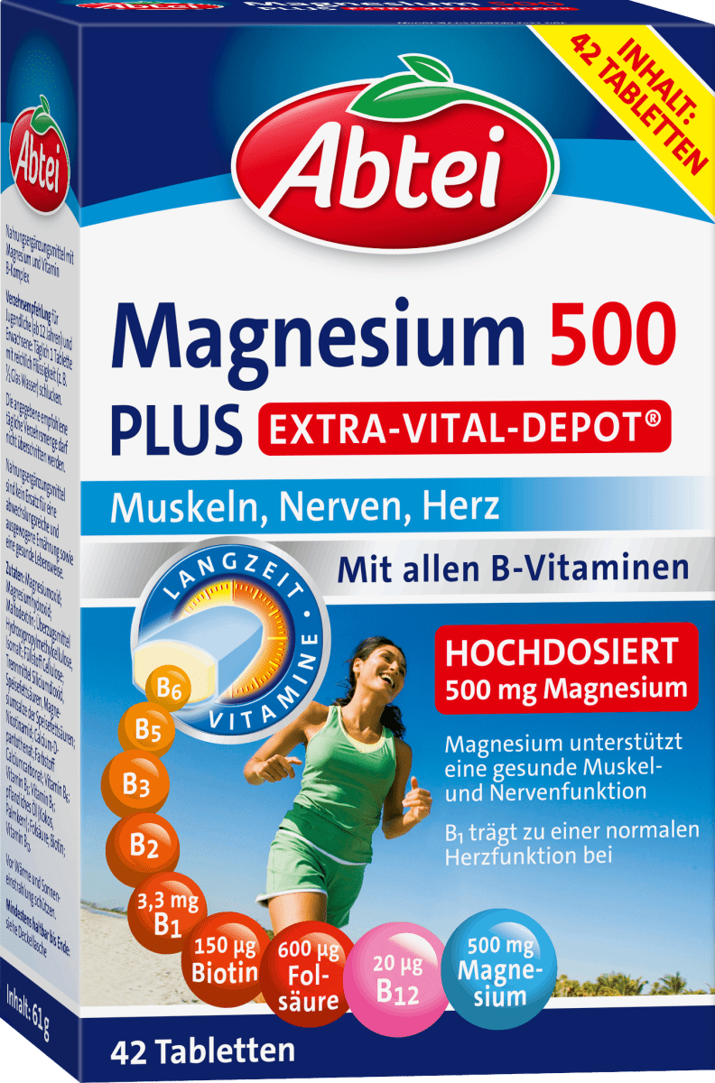 Magnesium 500 plus 42 St, 61 g
