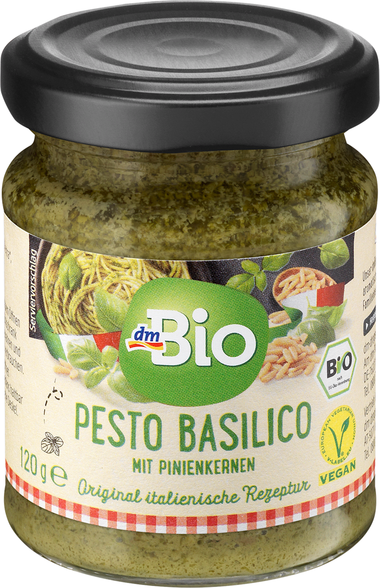 dmBio Pesto Basilico mit Pinienkernen, 120 g dauerhaft günstig online