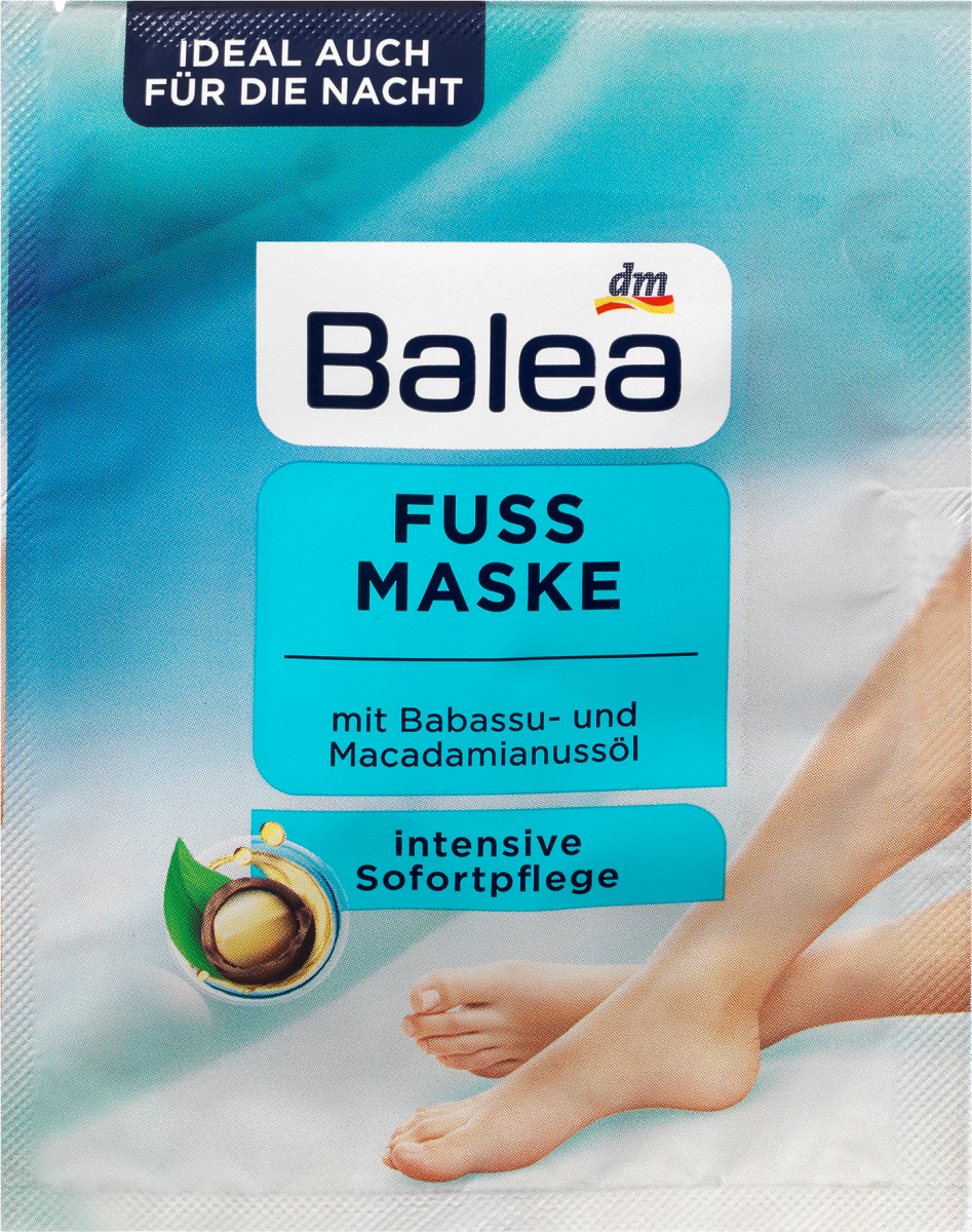 Fußmaske, intensive Sofortpflege, 15 ml