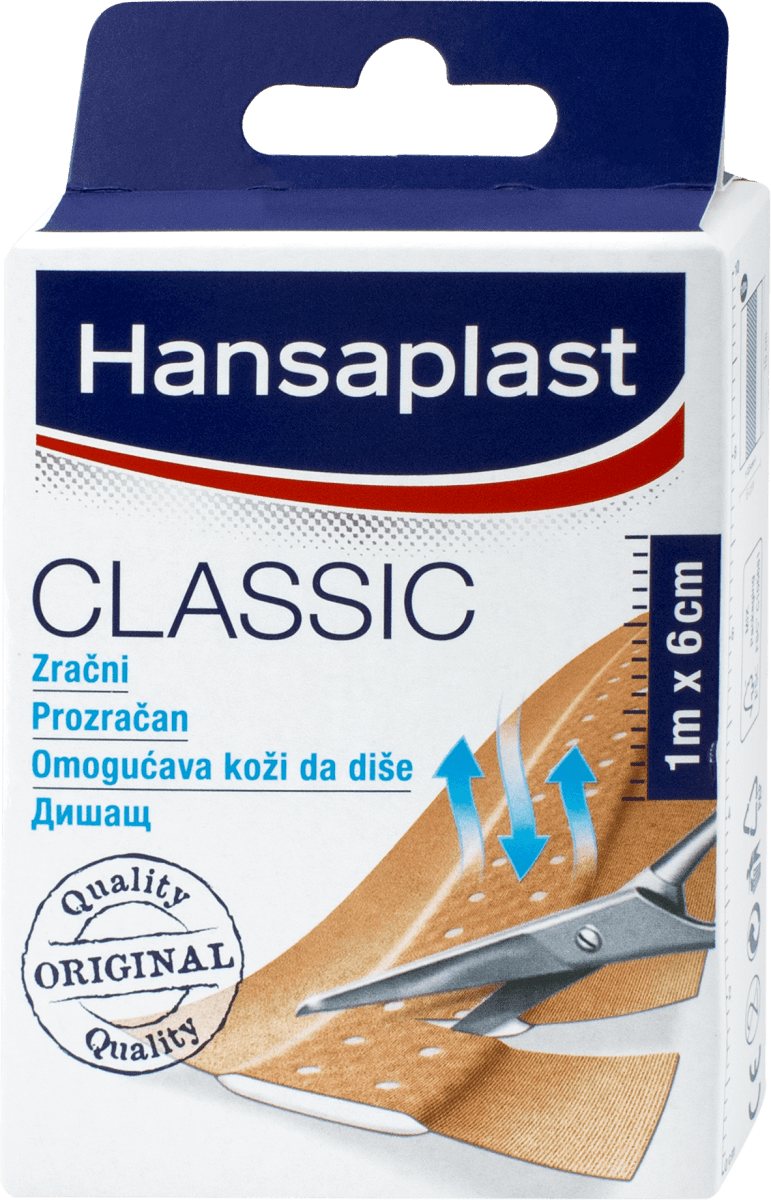Hansaplast Classic flasteri na rezanje, 1 m dm.hr