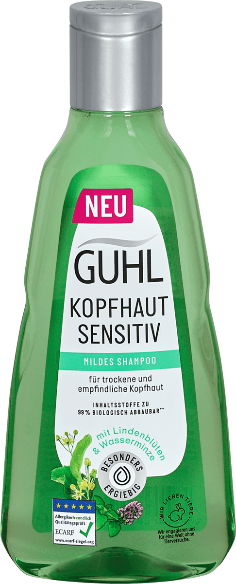 Læs tjære Springe GUHL Kopfhaut Sensitiv Mildes Shampoo, 250 ml | dm.at
