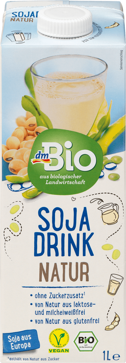 dmBio Pflanzendrink, Soja Drink natur, 1 l dauerhaft günstig online ...