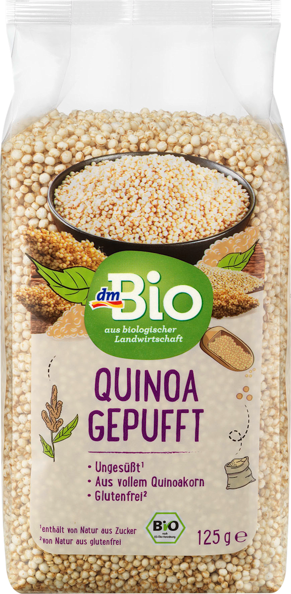dmBio Quinoa gepufft, 125 g dauerhaft günstig online kaufen dm.de
