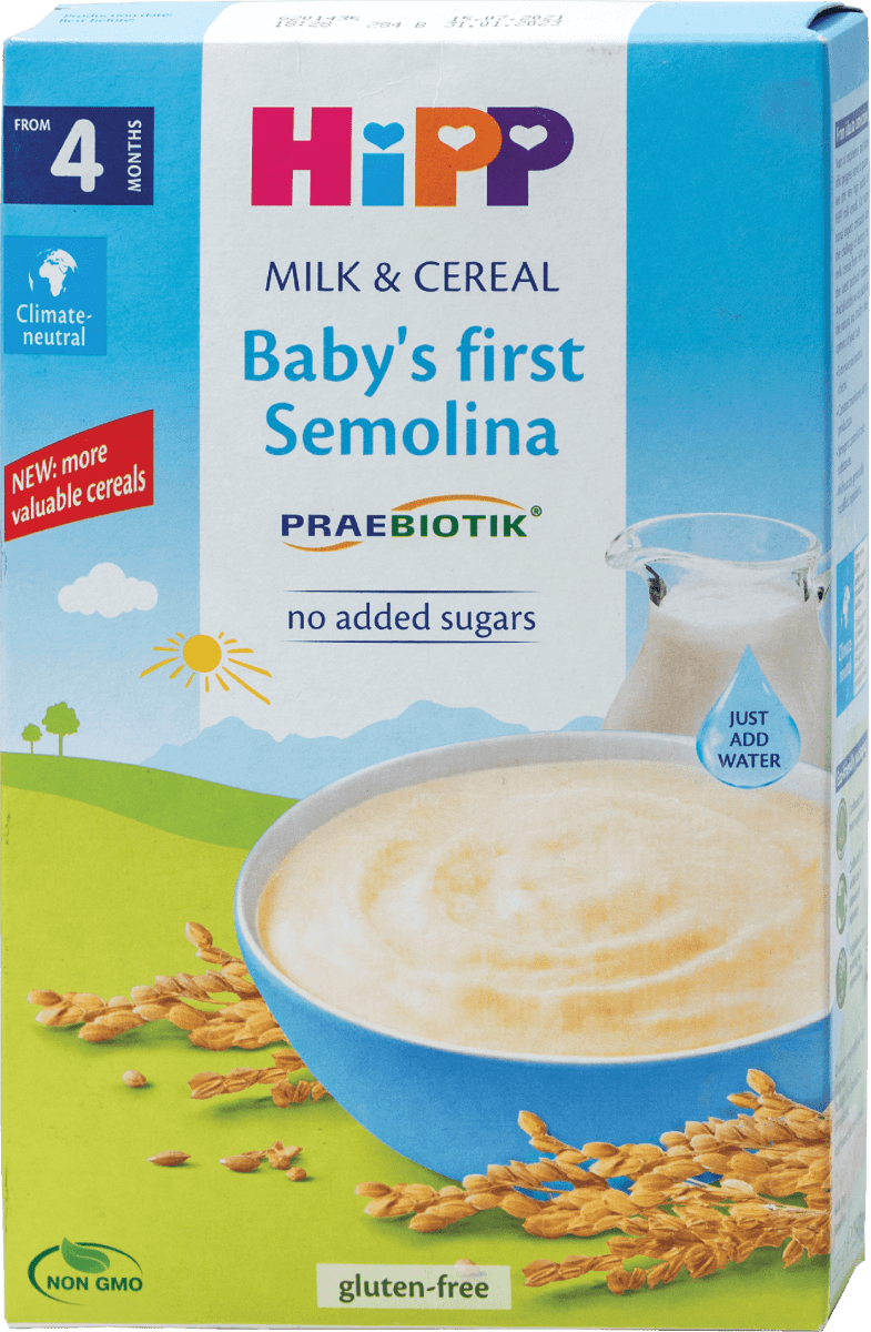 Hipp Baby s first Semolina kašica za bebe, 4+, 250 g kupujte online po