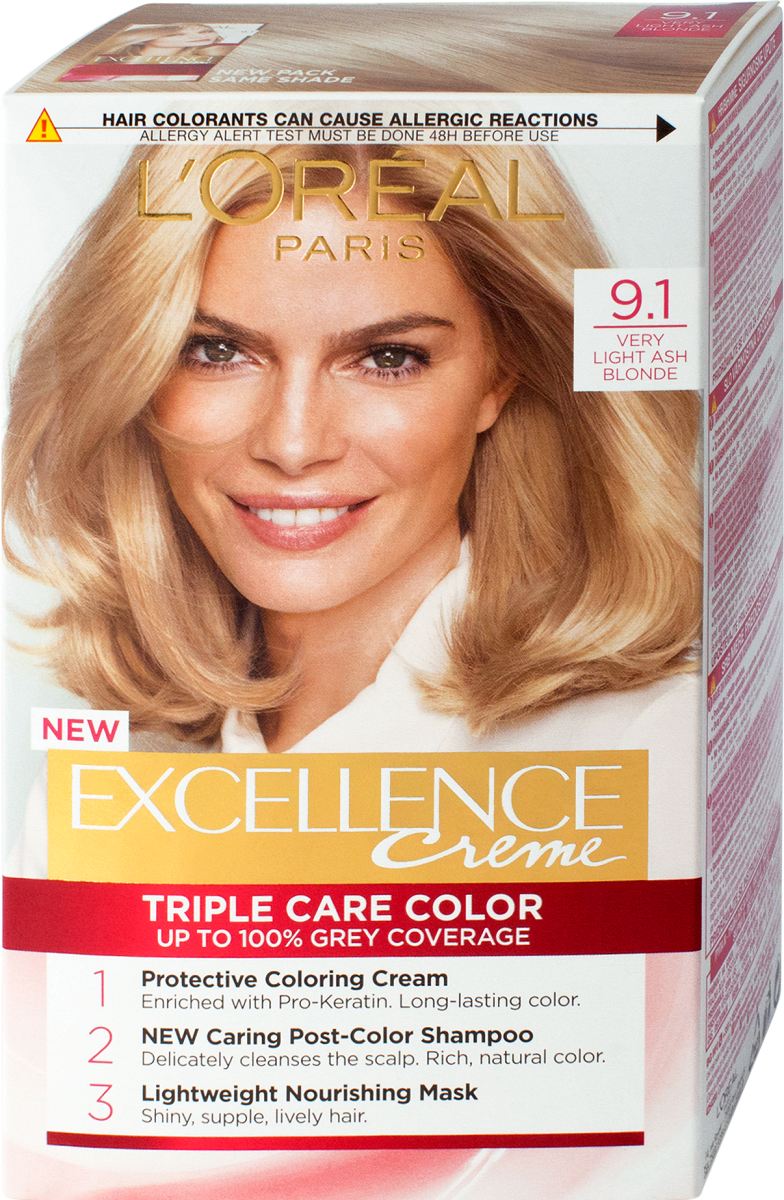 L'Oreal Excel Creme Haarfarbe #5.1 Medium Ash Braun – 1.74 Oz (ca. 49 G), Originalverpackt
