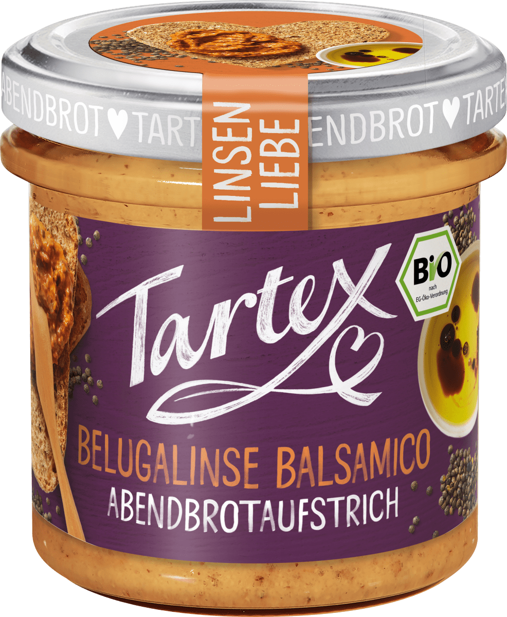 Tartex Brotaufstrich, Belugalinse Balsamico, 140 g dauerhaft günstig ...