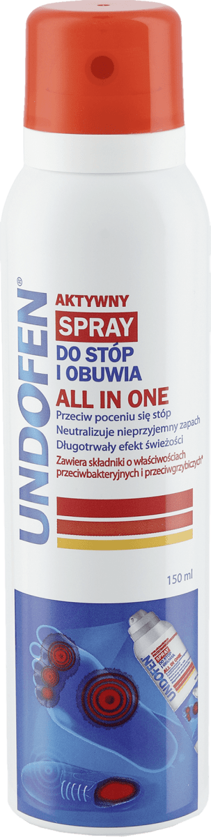 Undofen ALL IN ONE Aktywny Spray do Stóp i Obuwia, 150 ml kupuj online ...