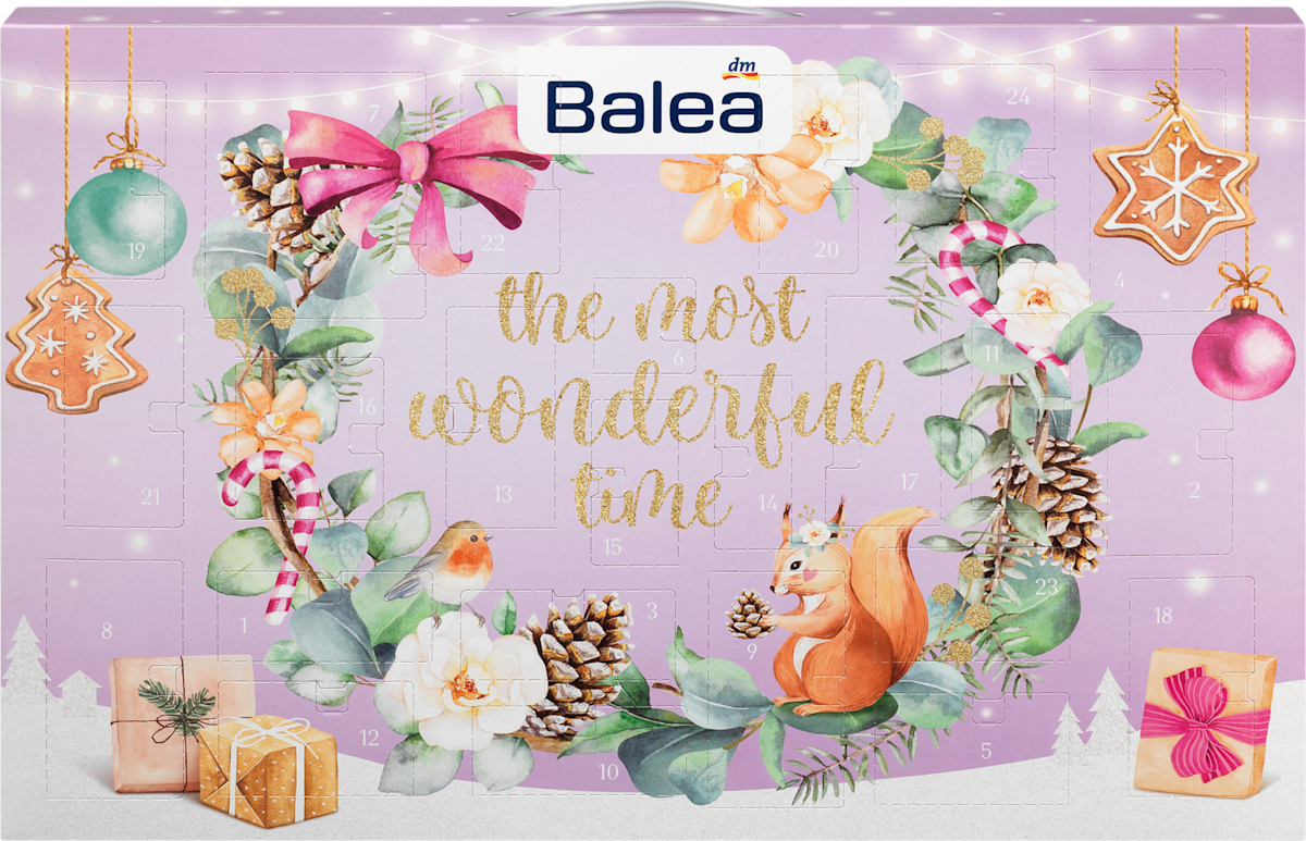 Balea Adventskalender 2022 'the most wonderful time', 1 St dauerhaft