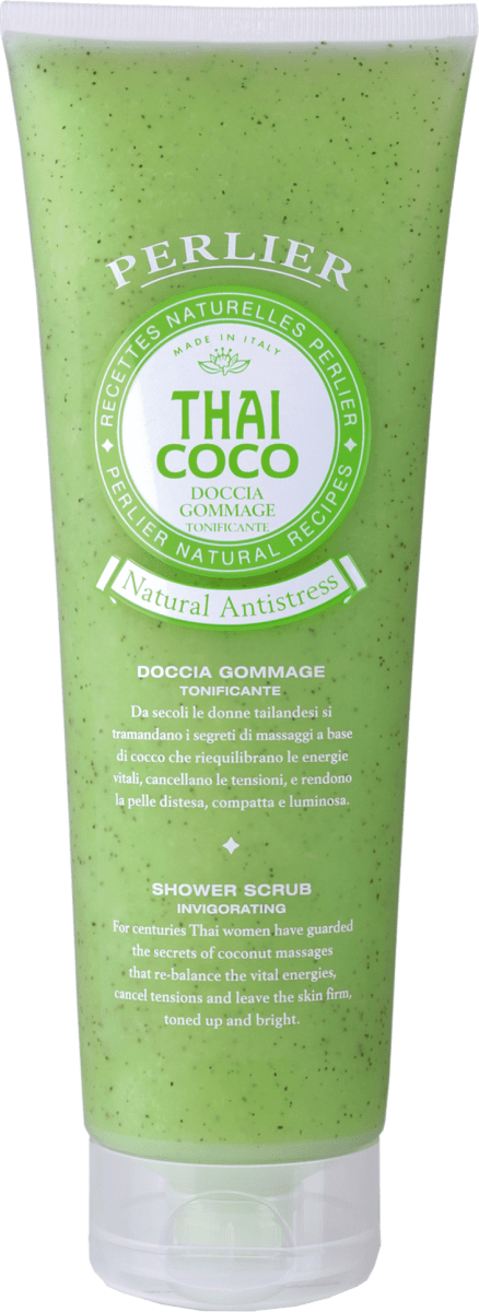 PERLIER Скраб-душ гел Thai Coco, 250 ml Пазарувай трайно изгодно онлайн