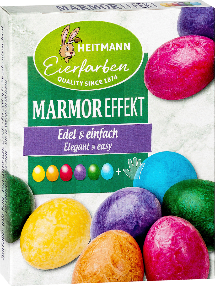 Eierfarben Marmoreffekt (6 Farben à 5 ml), 30 ml