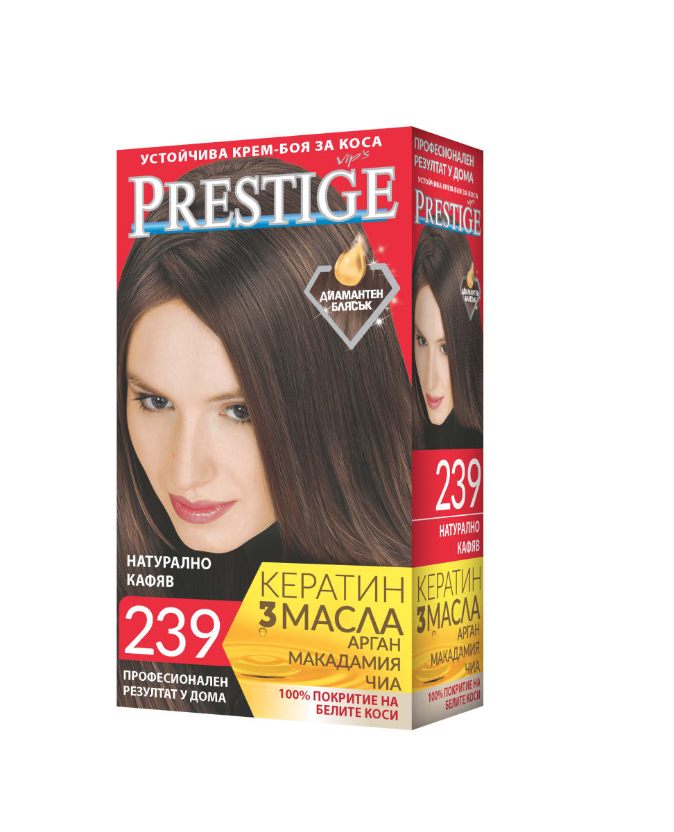 PRESTIGE Крем боя за коса - Nr. 239 Натурално кафяв, 1 бр. Пазарувай ...