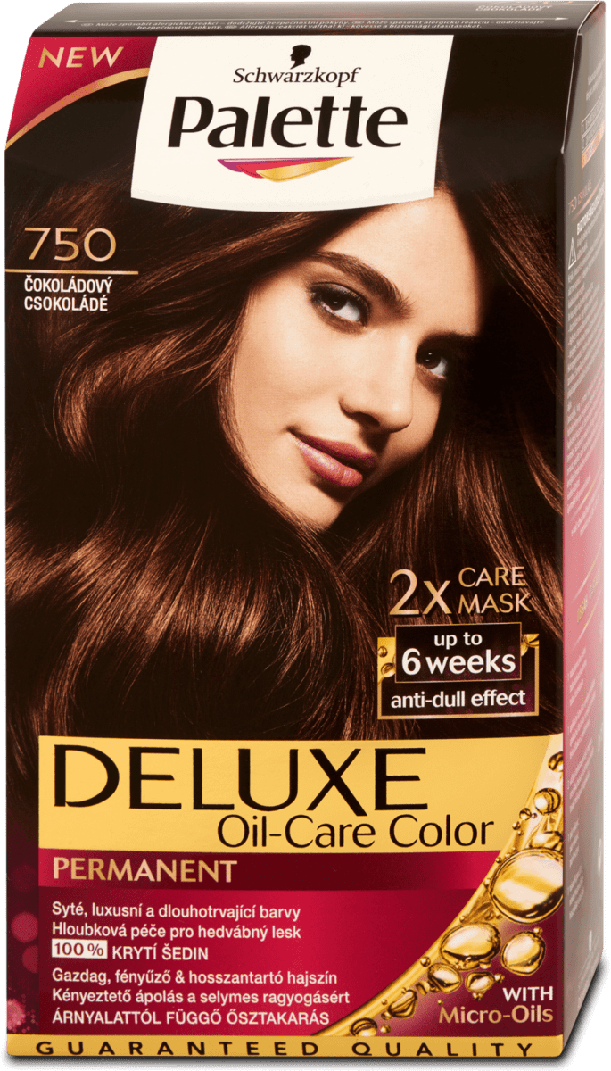 Palette Deluxe Boja za kosu 365 (750) čokoladno smeđa, 1 kom