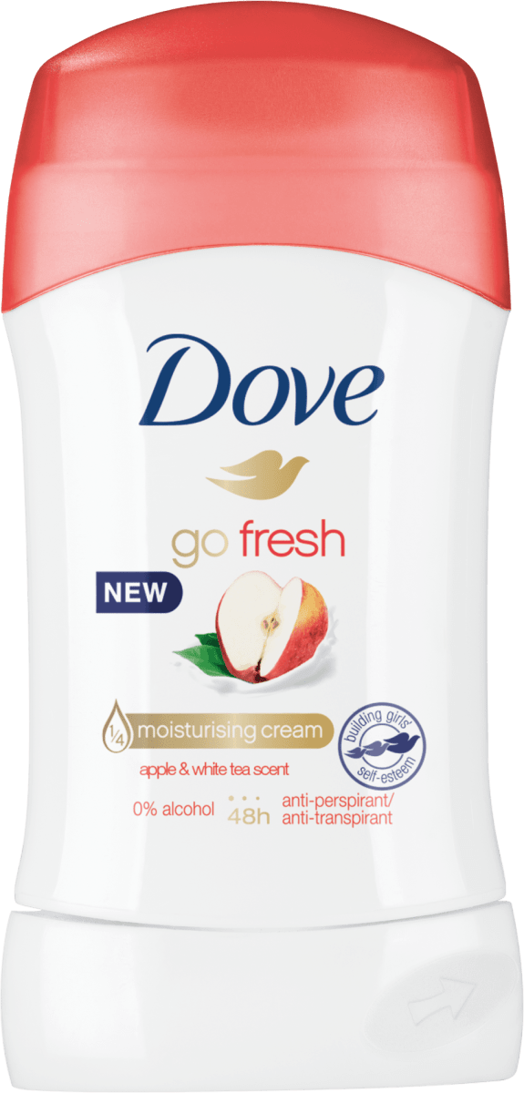 Dove Dámsky tuhý antiperspirant go fresh apple & white tea, 40 ml