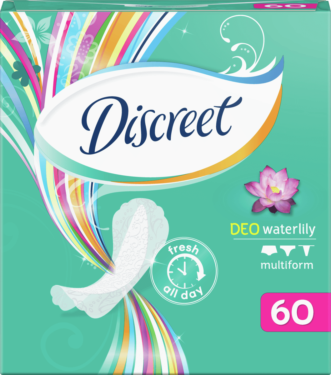 Discreet Ежедневни дамски превръзки, 60 бр. Пазарувай трайно изгодно онлайн