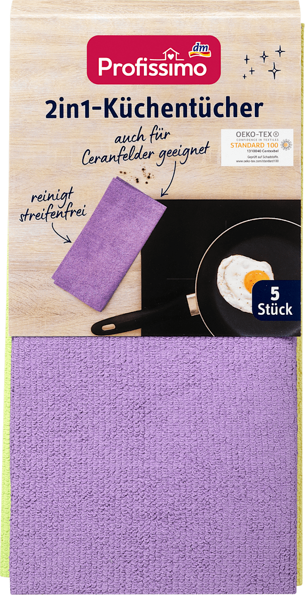 2in1-Küchentücher, 5 St