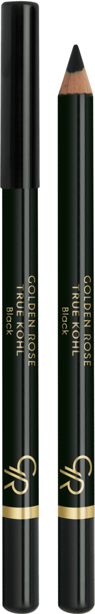 GOLDEN ROSE Молив за чувствителни очи True Kohl - черен, 1 бр ...