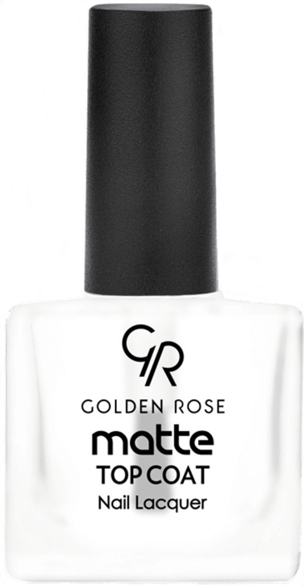 GOLDEN ROSE Матиращ топ лак за нокти Matte Top Coat, 10,5 ml Пазарувай