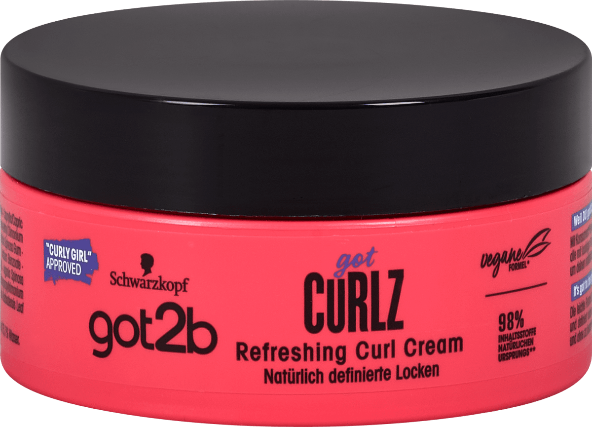Schwarzkopf got2b got Curlz Refreshing Curl Cream Stylingcreme, 200 ml dm.at