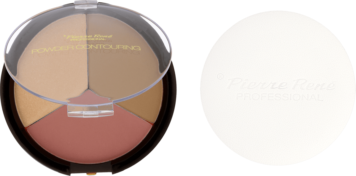 Pierre Rene PUDROWA PALETKA DO KONTUROWANIA TWARZY POWDER CONTOURING nr