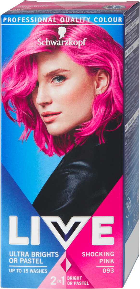 Schwarzkopf Live Vopsea de păr semi permanentă color XXL 93 Schoking
