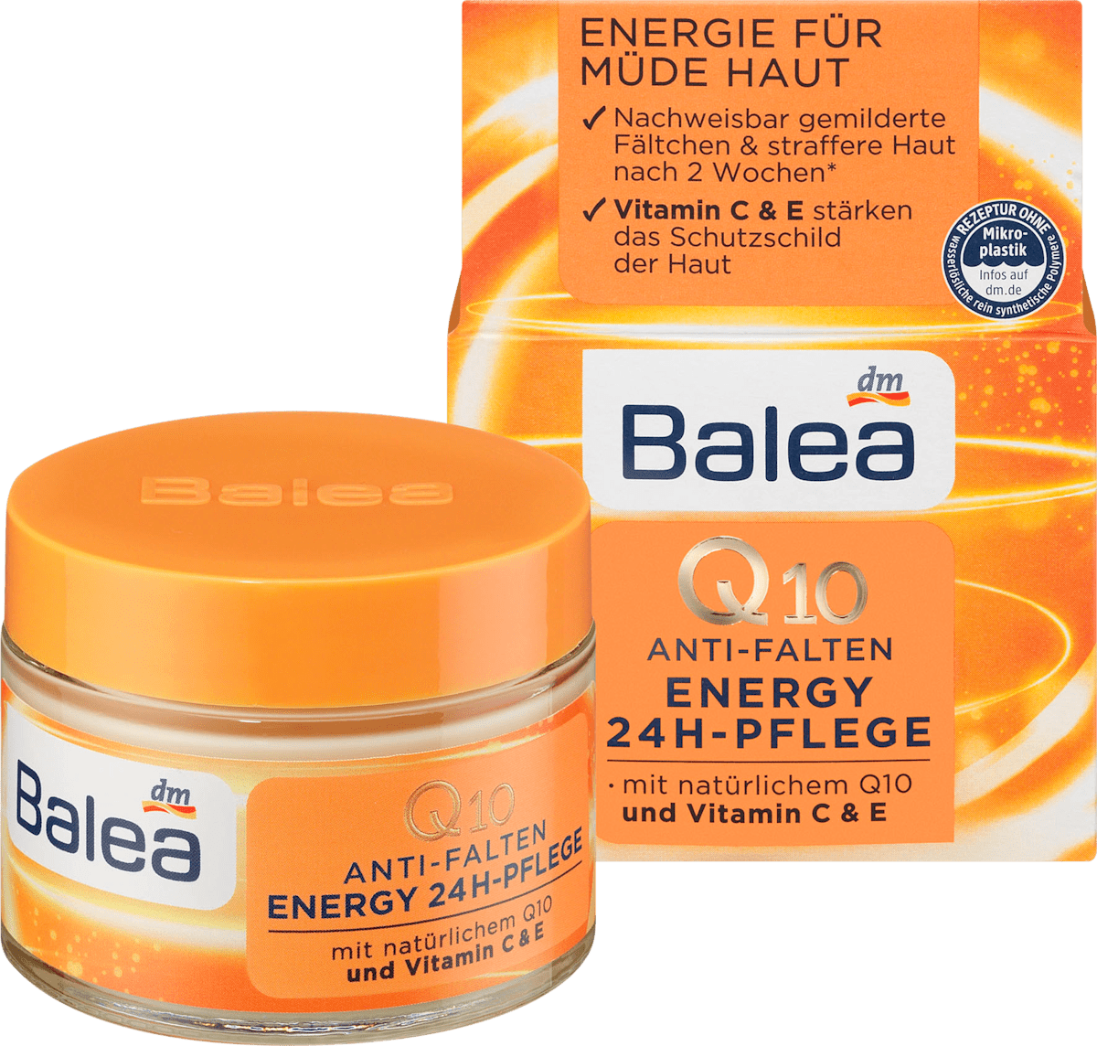 Q10 Anti Falten Energy 24h Tagescreme, 50 ml