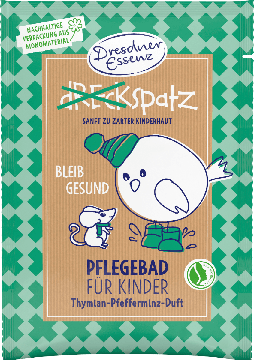 Dreckspatz Kinder Badezusatz Pflegebad ThymianPfefferminzDuft, 50 g