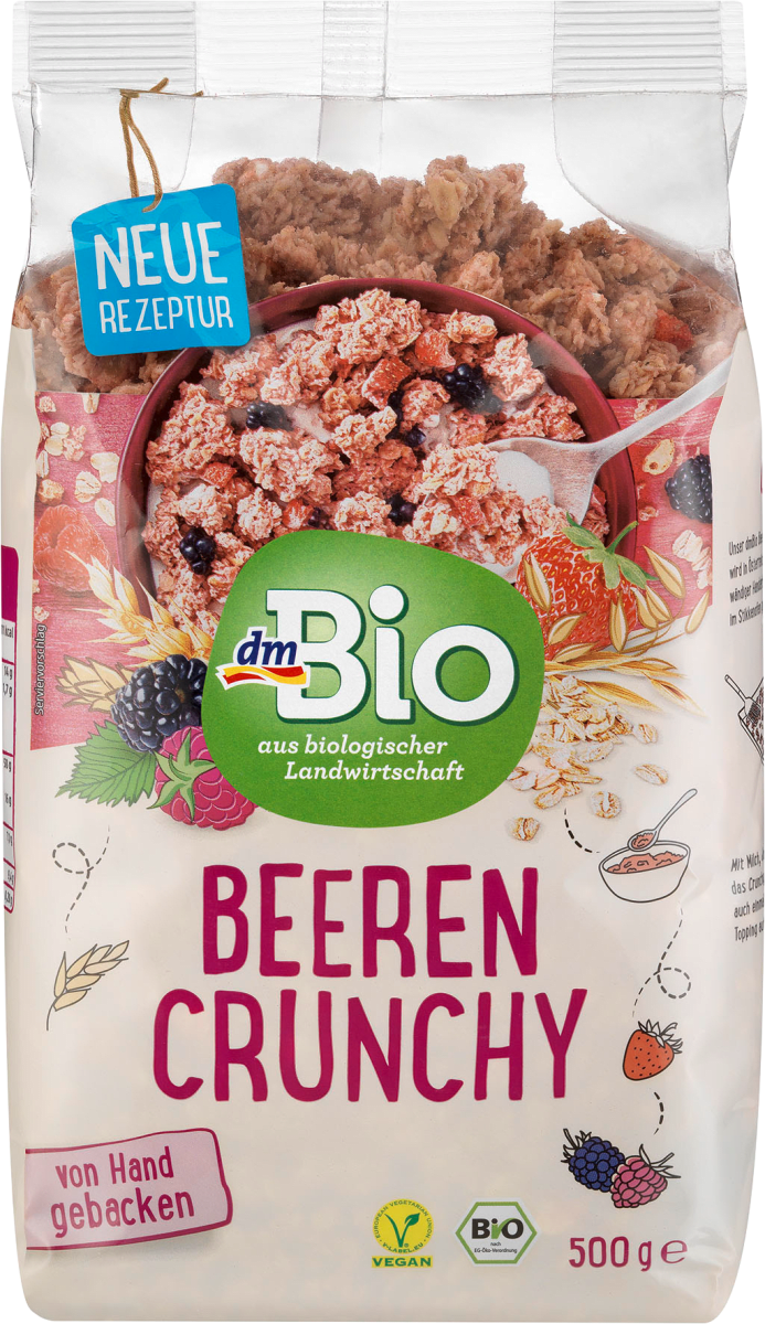 dmBio Knuspermüsli Beeren Crunchy, 500 g dauerhaft günstig online ...