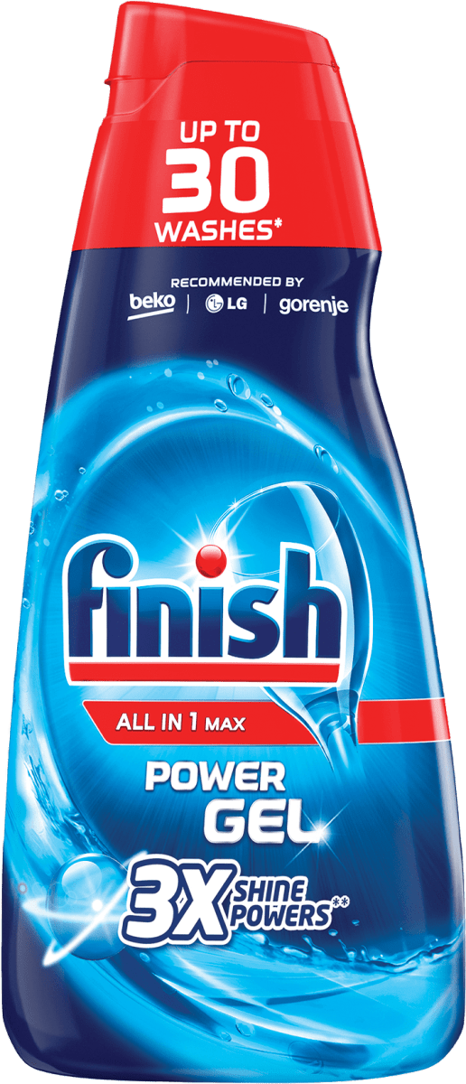Finish Гел за съдомиялна All in 1 max, 600 ml Пазарувай трайно изгодно ...