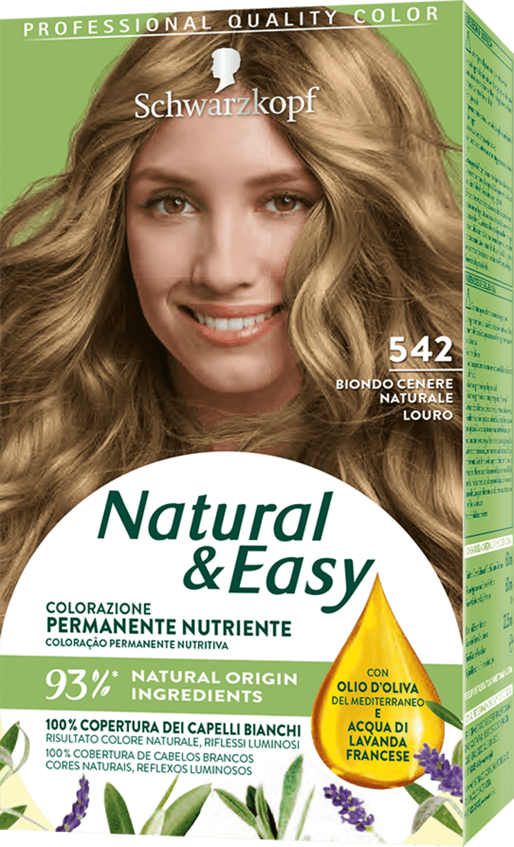 capelli biondo cenere naturale