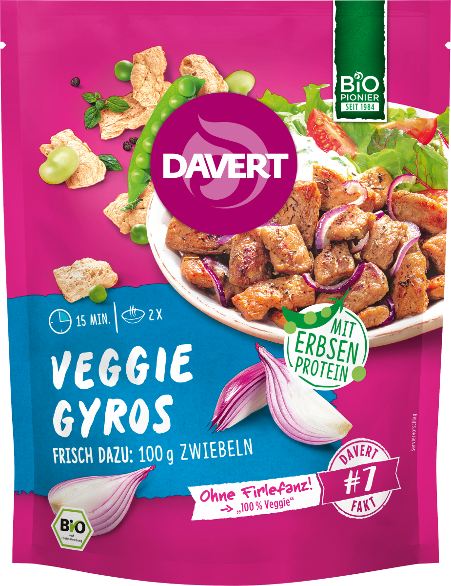 Davert Veggie Gyros, 68 g dauerhaft günstig online kaufen | dm.de